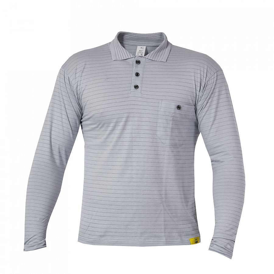 Polokošile PXT Antistatic wear šedá dlouhý rukáv 160 g/m2, vel. L - Obrázek Polokošile PXT Antistatic wear šedá dlouhý rukáv 160 g/m2, vel. L - Obrázek